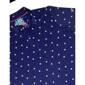 Birdie Bound Mens XL Golf Ball Polo Shirt‎